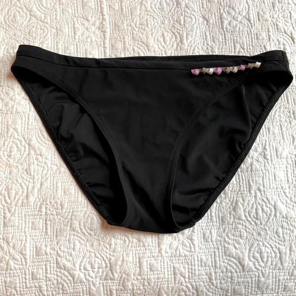 Lidea Black Bikini with Pink and Cream Trim - Picture 4 of 14